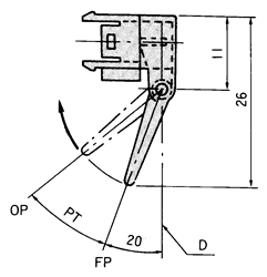 光電開(kāi)關(guān)致動(dòng)器形式D