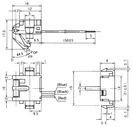 光電開關(guān)OS-5602尺寸規(guī)格